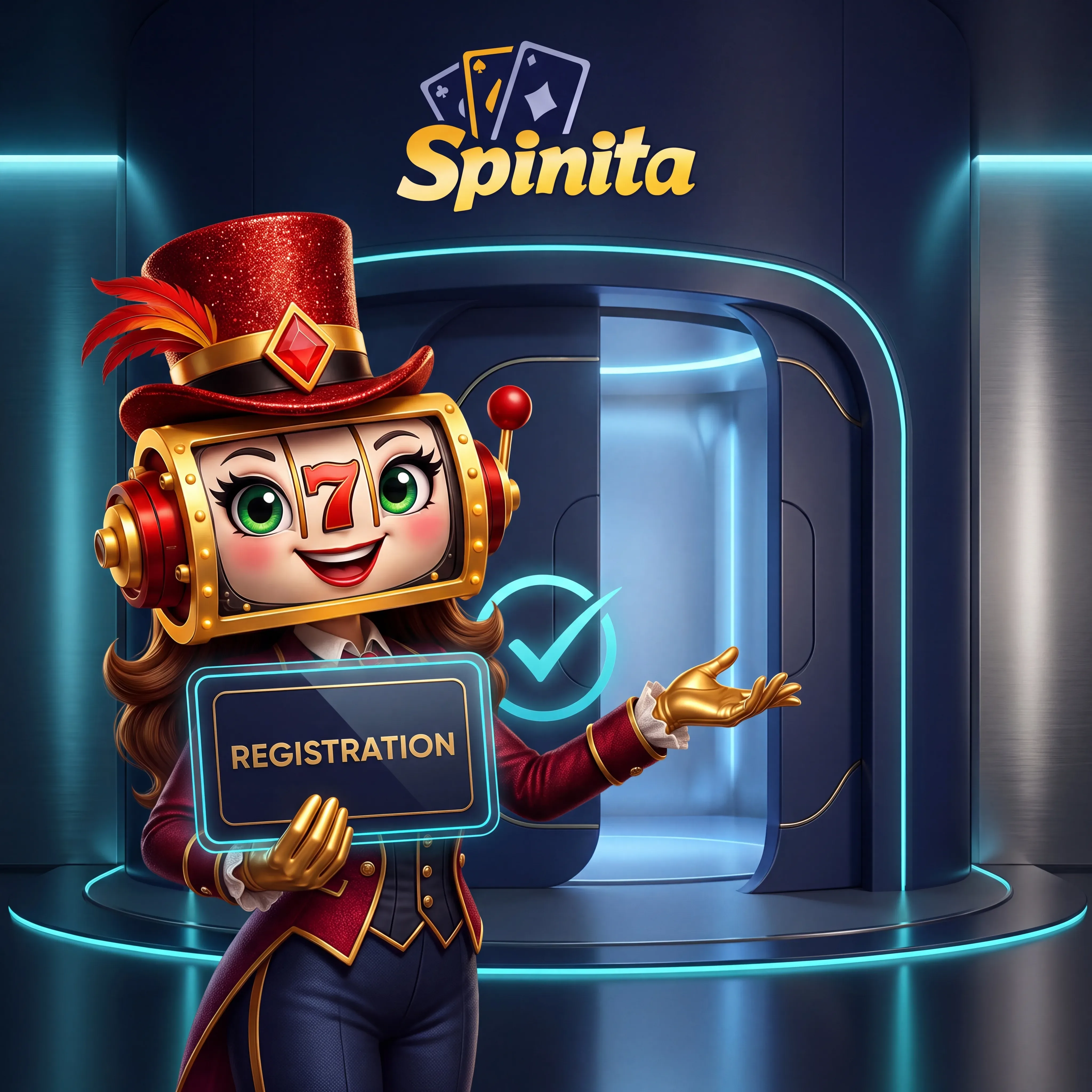 Spinita account access pass artwork