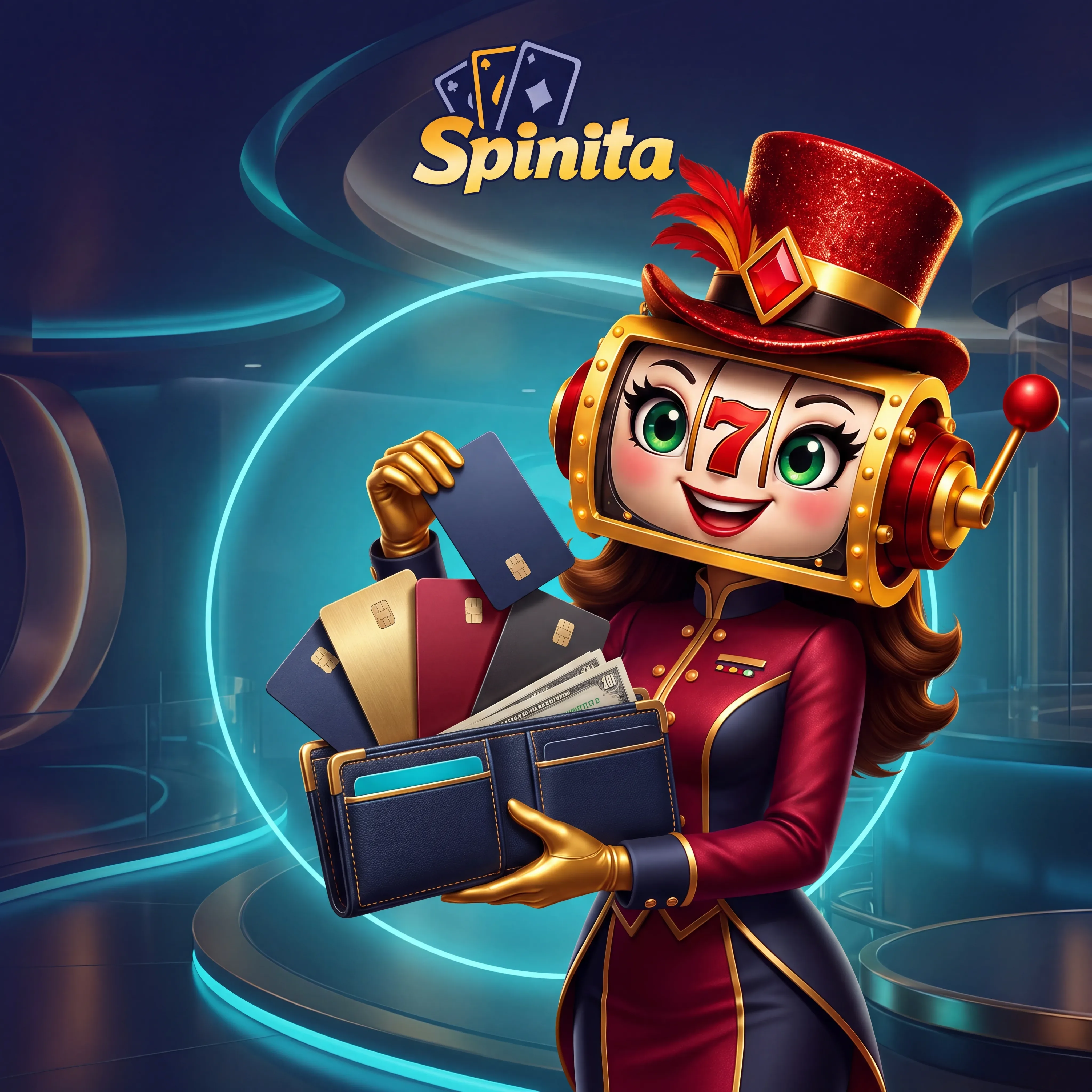 Spinita payment wallet artwork