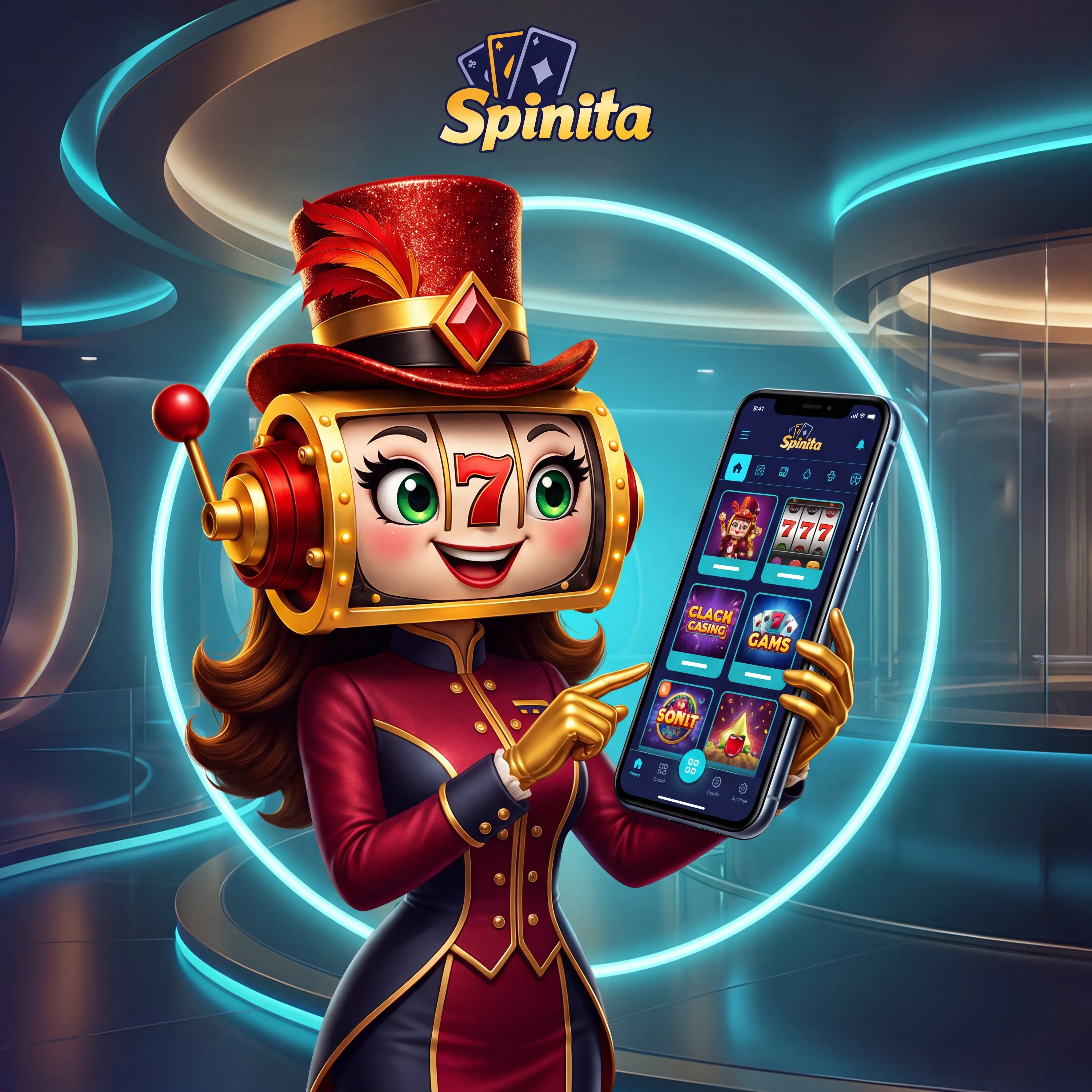 Spinita pocket games met verschillende slotspellen